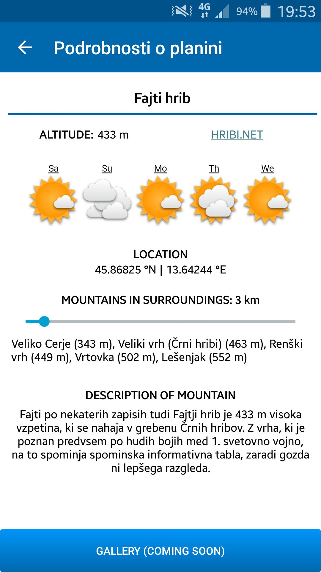 Planine (Mountains)