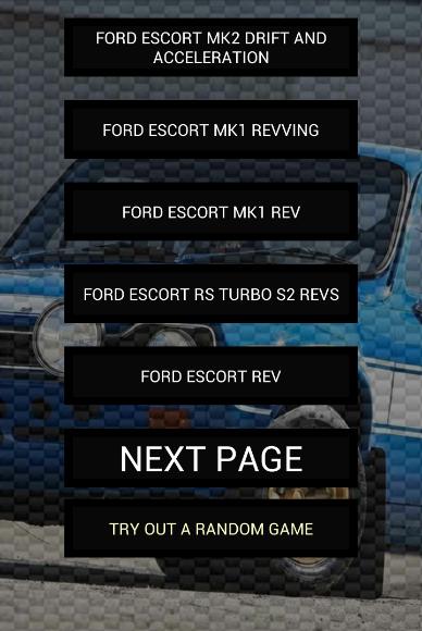Engine sounds of Escort