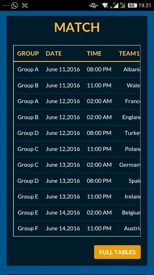 Euro 2016 Kuis