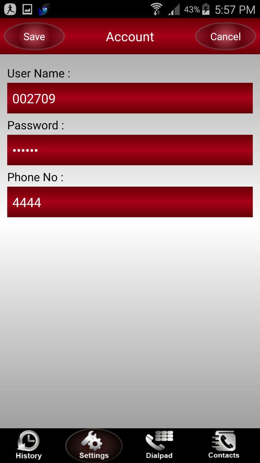 Sharp Dialer