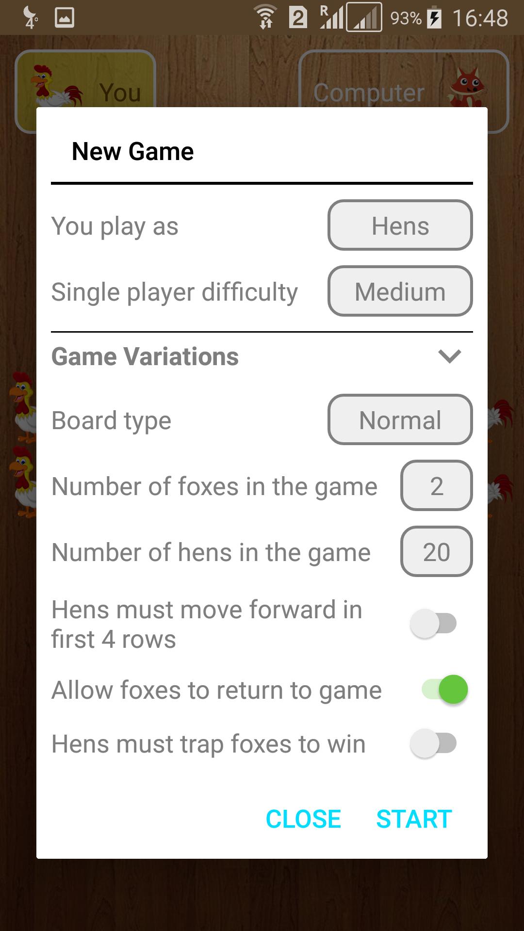 Fox and Hens