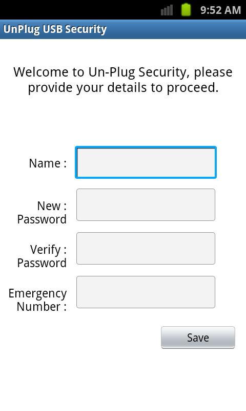 UnPlug USB mobile security
