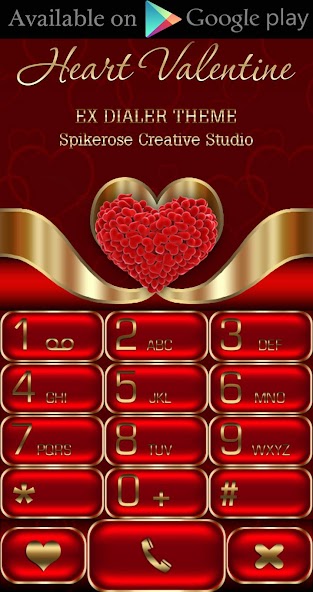 Hearts Love Go Locker theme