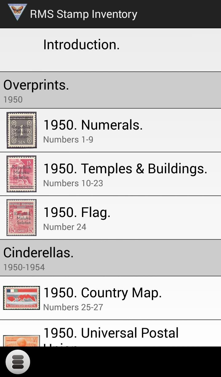 RMS Stamp Inventory
