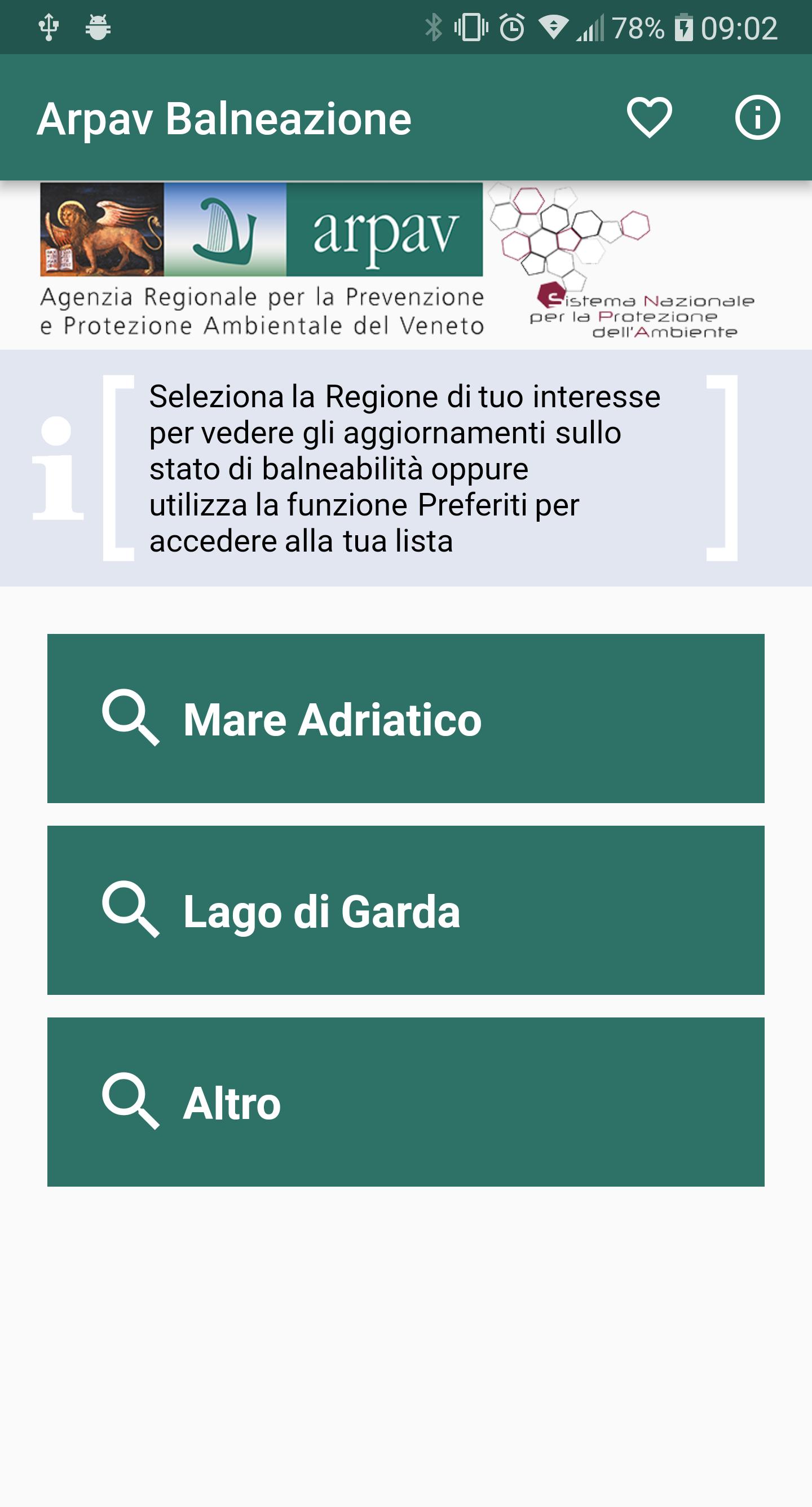 ARPAV balneazione