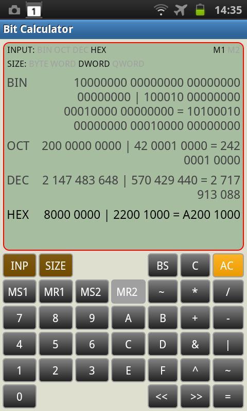 Bit Calculator