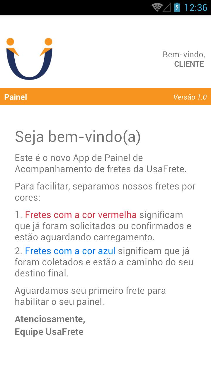 Cliente UsaFrete