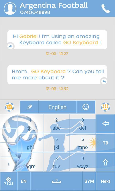 Football Argentina Keyboard