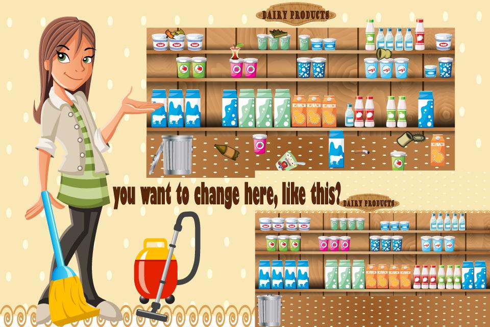 Supermarket Clean up